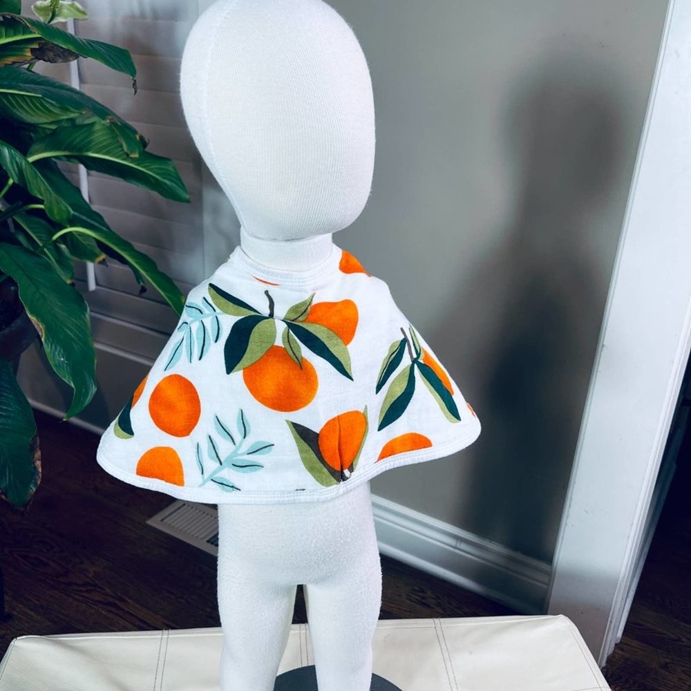 1 Brand New Muslin Cotton Bamboo Baby Burpy Bibs